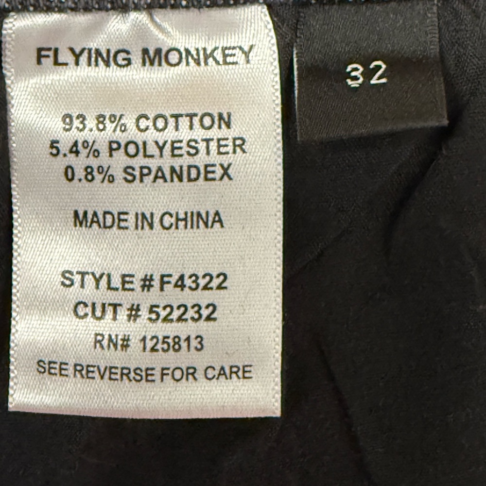 Flying Monkey Black Washed Button-Fly Flare Jeans - Picture 12 of 13